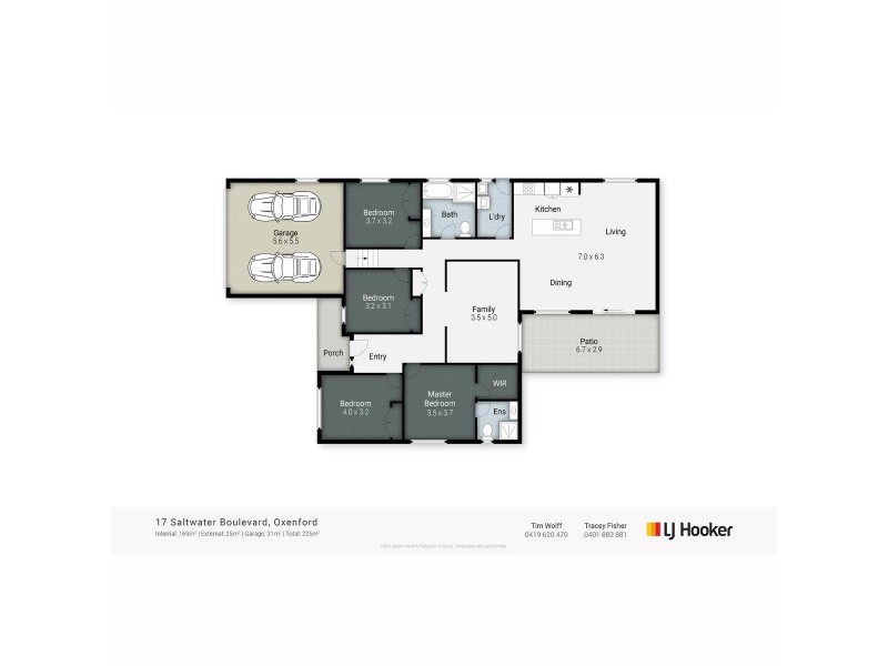 17 Saltwater Boulevard, Oxenford QLD 4210 Floorplan