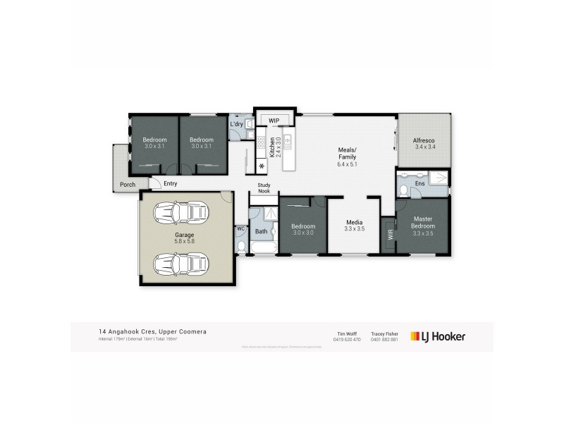 14 Angahook Crescent, Upper Coomera QLD 4209 Floorplan