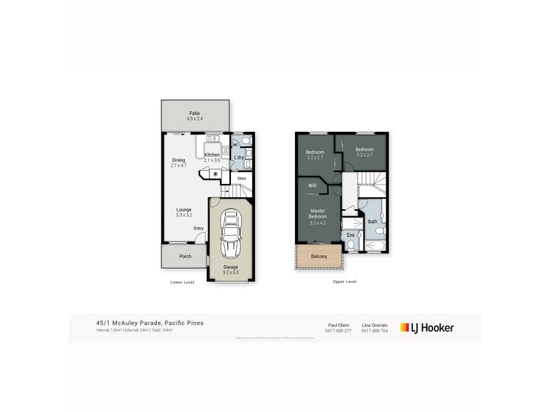45/1 McAuley Parade, Pacific Pines QLD 4211 Floorplan