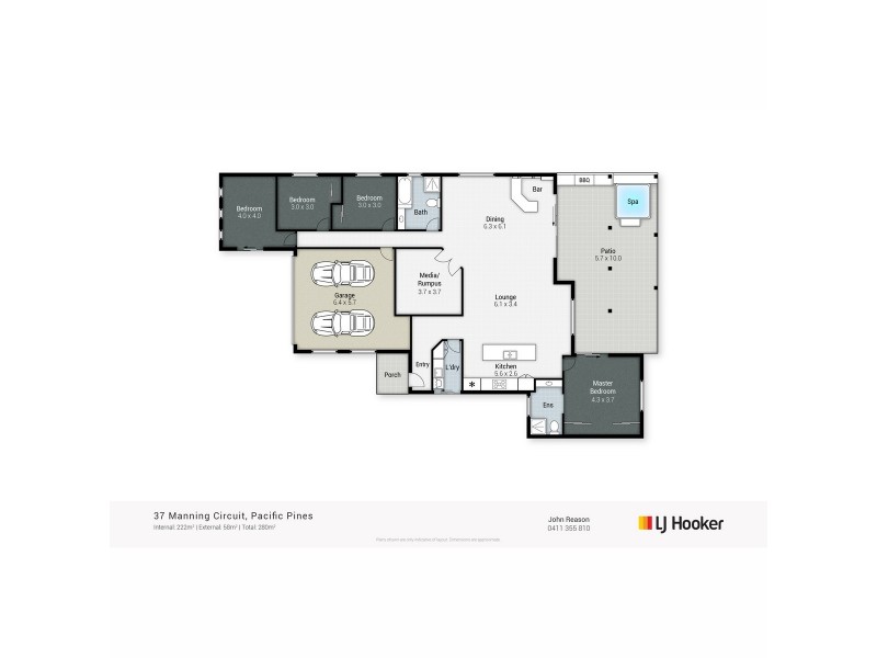 37 Manning Circuit, Pacific Pines QLD 4211 Floorplan