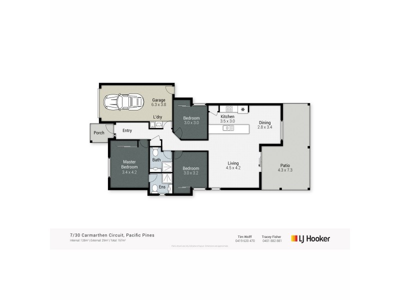 7/30 Carmarthen Circuit, Pacific Pines QLD 4211 Floorplan