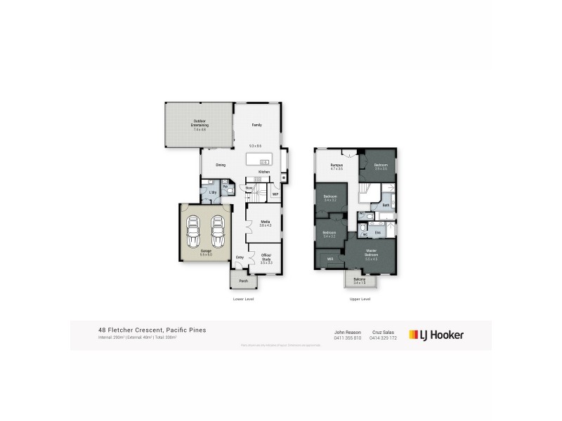48 Fletcher Crescent, Pacific Pines QLD 4211 Floorplan