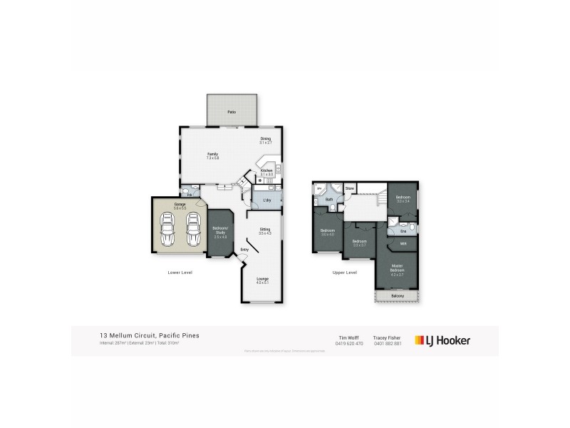 13 Mellum Circuit, Pacific Pines QLD 4211 Floorplan