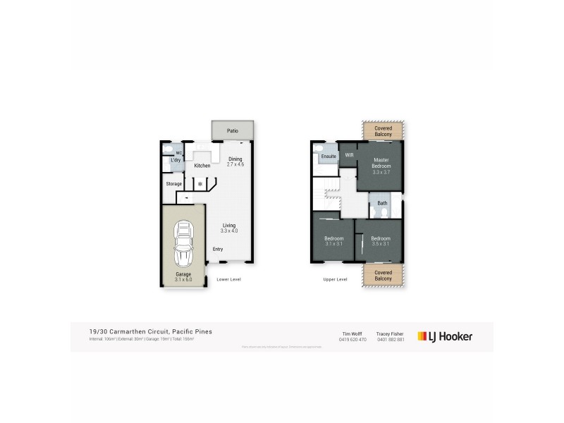 19/30 Carmarthen Circuit, Pacific Pines QLD 4211 Floorplan