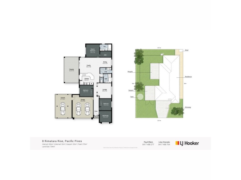 8 Rimatara Rise, Pacific Pines QLD 4211 Floorplan
