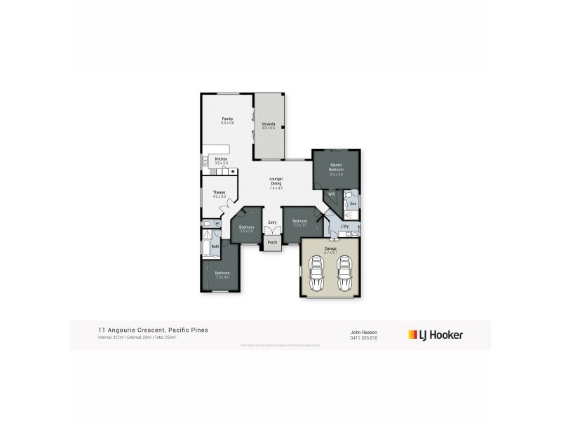 11 Angourie Crescent, Pacific Pines QLD 4211 Floorplan