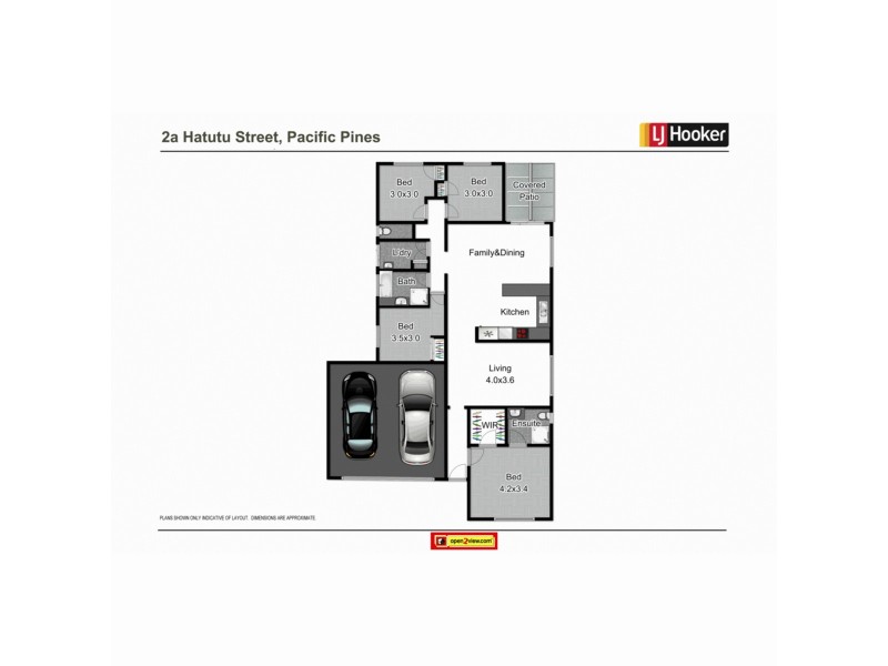 2A Hatutu Street, Pacific Pines QLD 4211 Floorplan