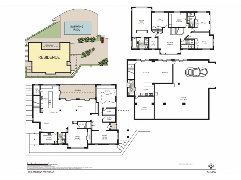 82d Cabbage Tree Road, Bayview NSW 2104 Floorplan