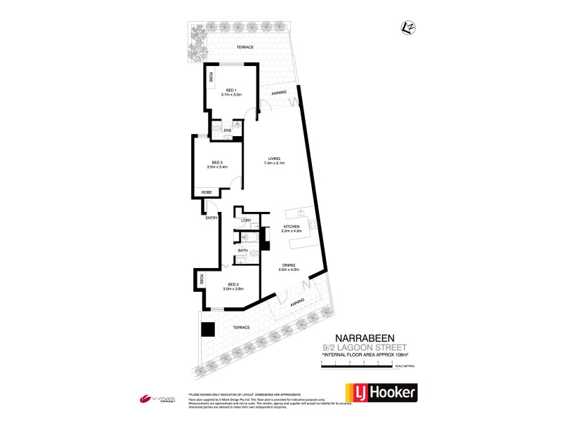 9/2 Lagoon Street, Narrabeen NSW 2101 Floorplan