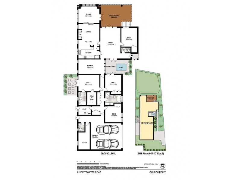 2137 Pittwater Road, Church Point NSW 2105 Floorplan