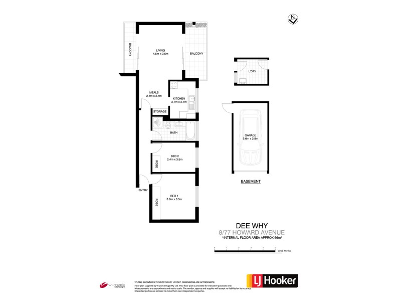8/77 Howard Avenue, Dee Why NSW 2099 Floorplan