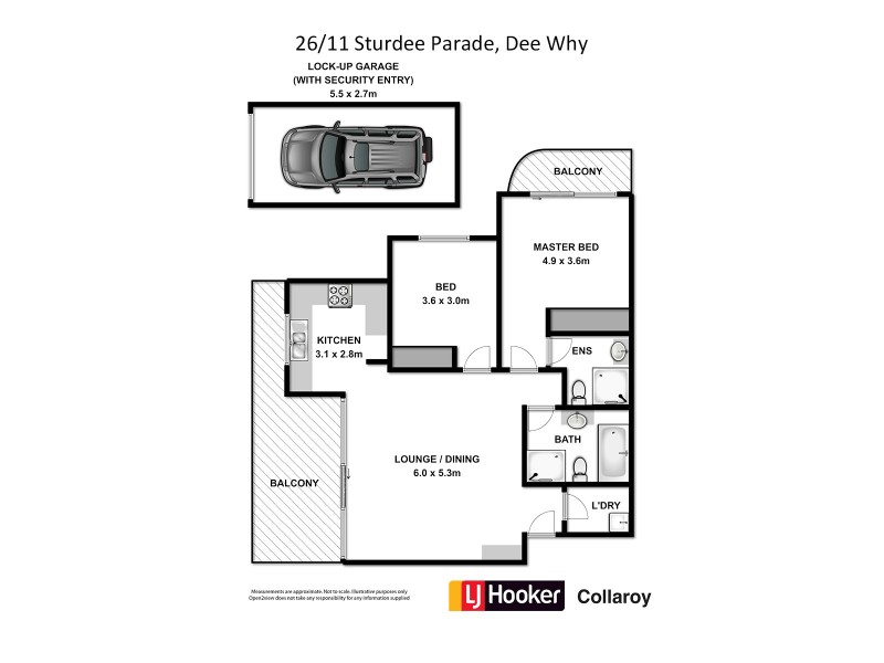 26/11 Sturdee Parade, Dee Why NSW 2099 Floorplan