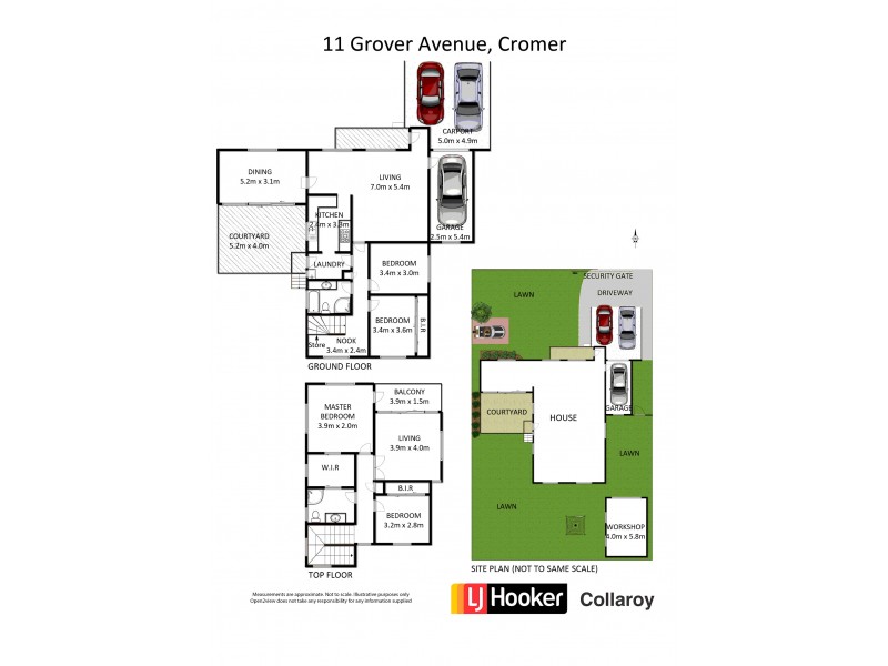11 Grover Avenue, Cromer NSW 2099 Floorplan