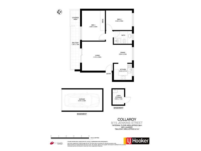 9/15 Jenkins Street, Collaroy NSW 2097 Floorplan