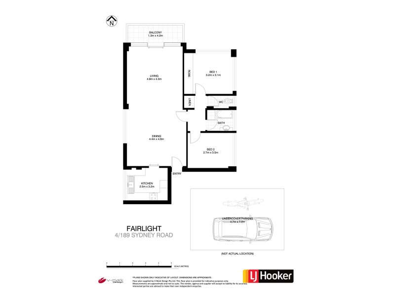 4/189 Sydney Road, Fairlight NSW 2094 Floorplan