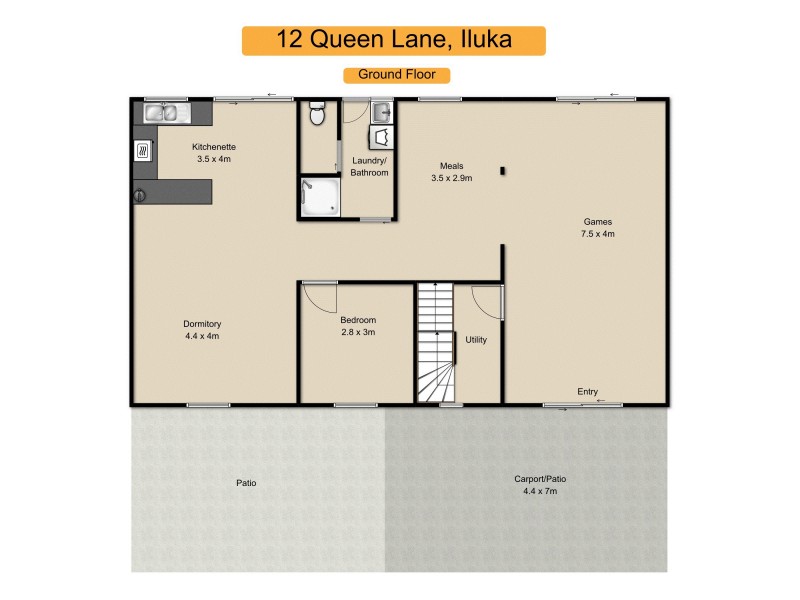 10-12 Charles Street, Iluka NSW 2466 Floorplan