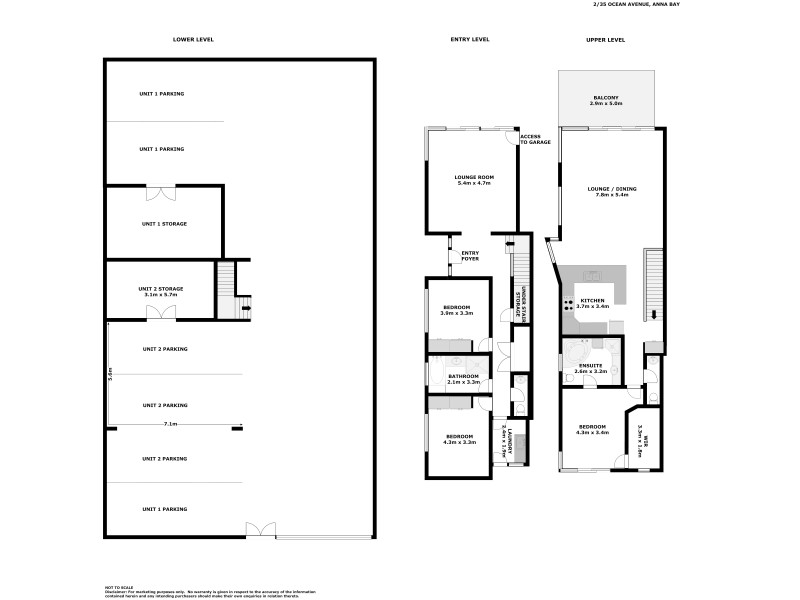 2/35 Ocean Avenue, Anna Bay NSW 2316 Floorplan