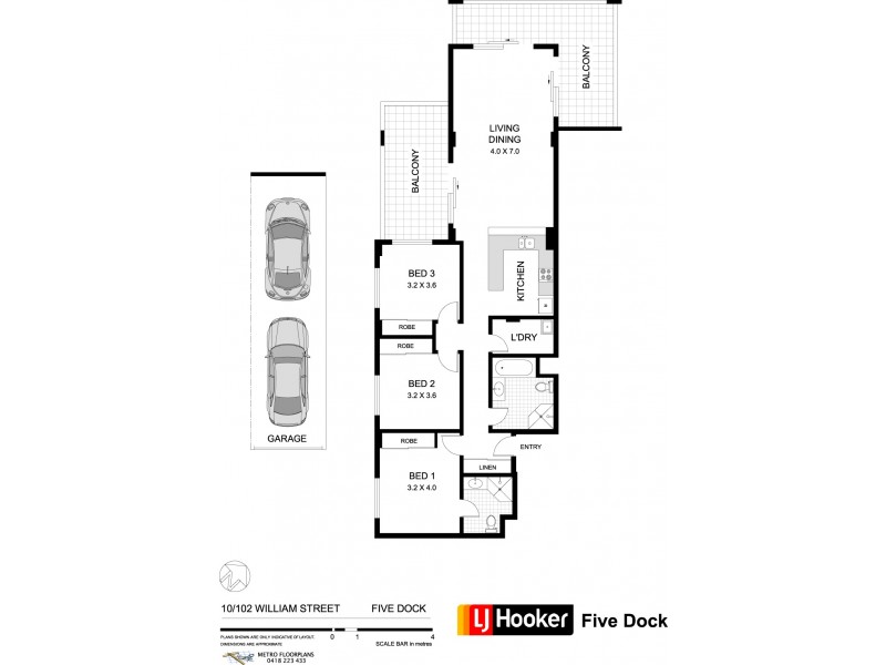 10/102 William Street, Five Dock NSW 2046 Floorplan