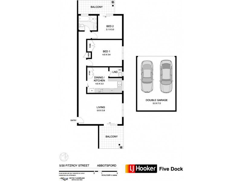 5/30 Fitzroy Street, Abbotsford NSW 2046 Floorplan