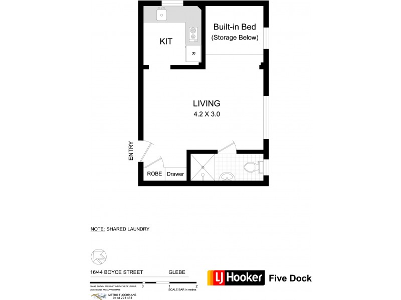 16/44 Boyce Street, Glebe NSW 2037 Floorplan