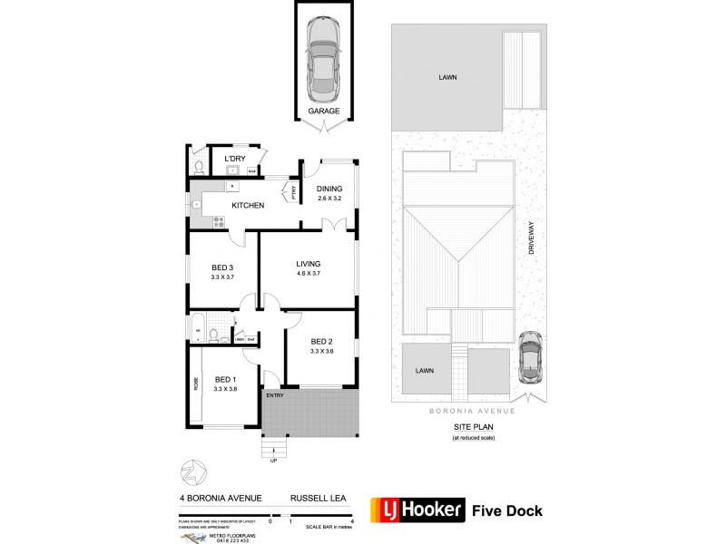 4 Boronia Avenue, Russell Lea NSW 2046 Floorplan