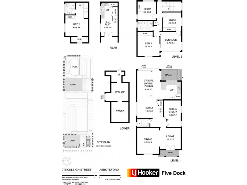 7 Bickleigh Street, Abbotsford NSW 2046 Floorplan