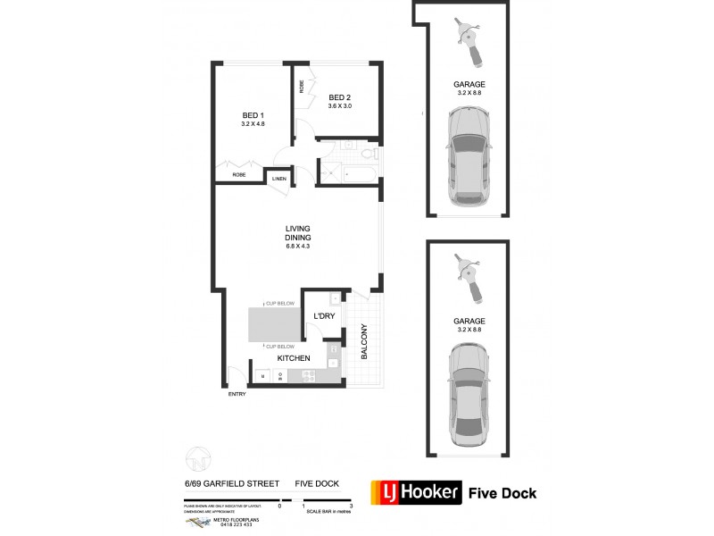 6/69 Garfield Street, Five Dock NSW 2046 Floorplan