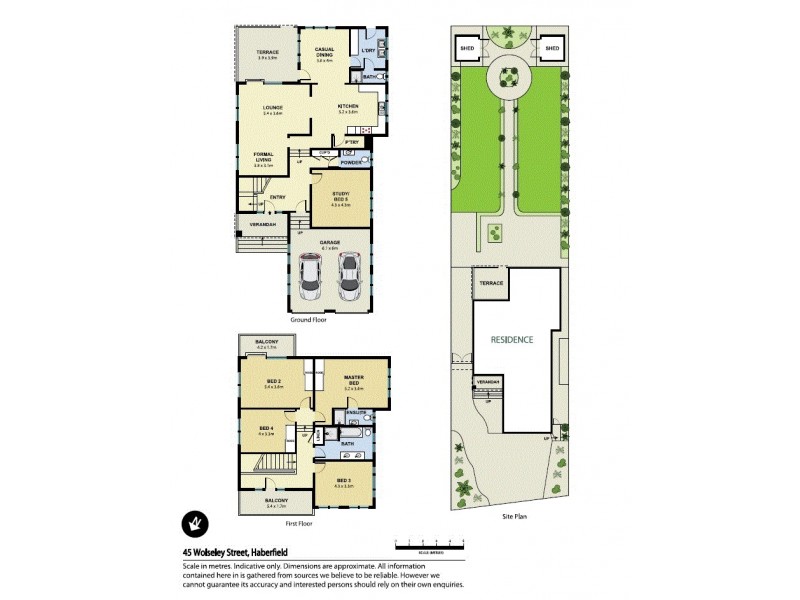 45 Wolseley Street, Haberfield NSW 2045 Floorplan