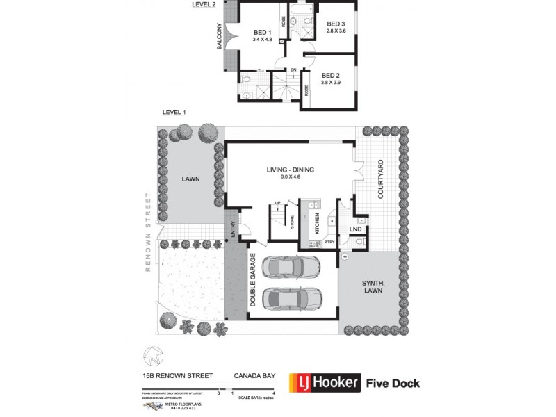 15B Renown Street, Canada Bay NSW 2046 Floorplan
