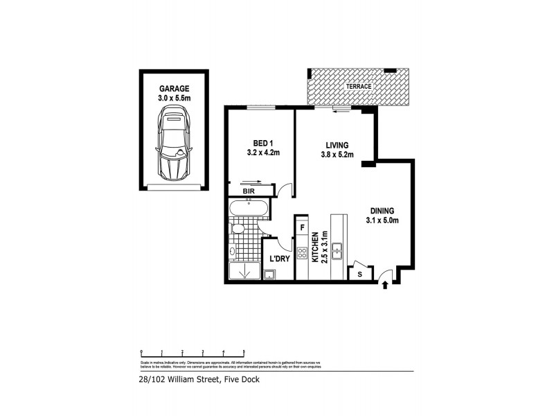 28/102 William Street, Five Dock NSW 2046 Floorplan