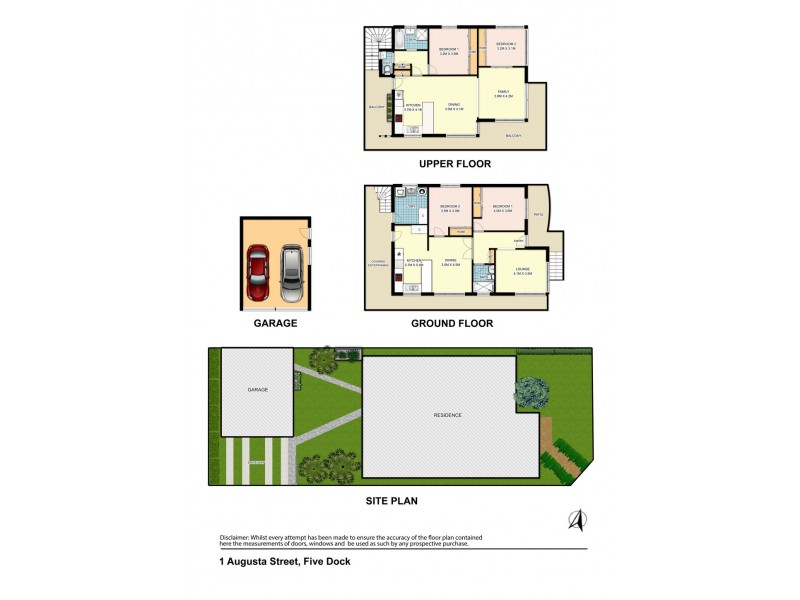 1 Augusta Street, Five Dock NSW 2046 Floorplan