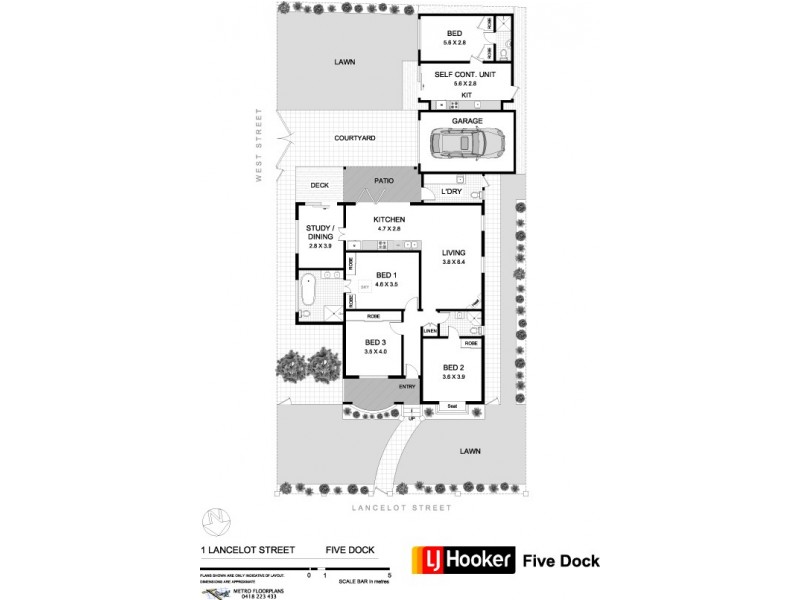 1 Lancelot Street, Five Dock NSW 2046 Floorplan