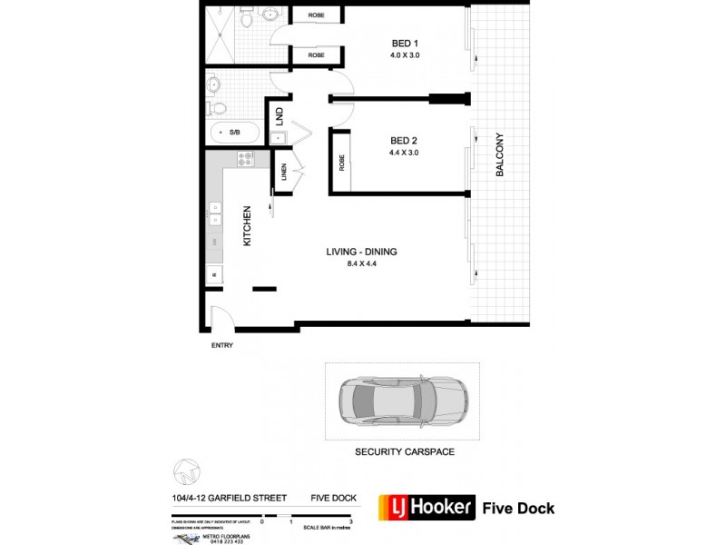 104/4-12 Garfield Street, Five Dock NSW 2046 Floorplan