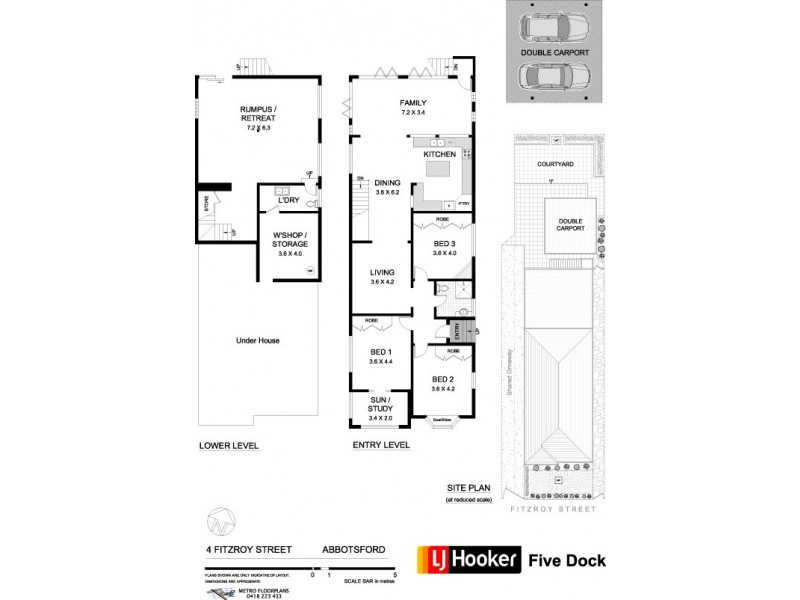 4 Fitzroy Street, Abbotsford NSW 2046 Floorplan