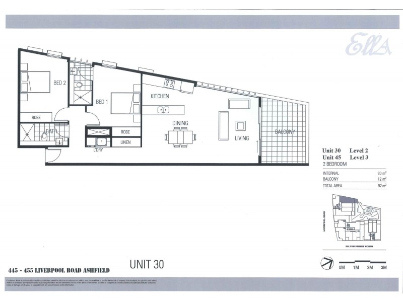 45/445-455 Liverpool Road, Ashfield NSW 2131 Floorplan