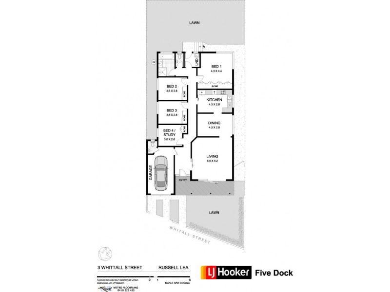 3 Whittall Street, Russell Lea NSW 2046 Floorplan