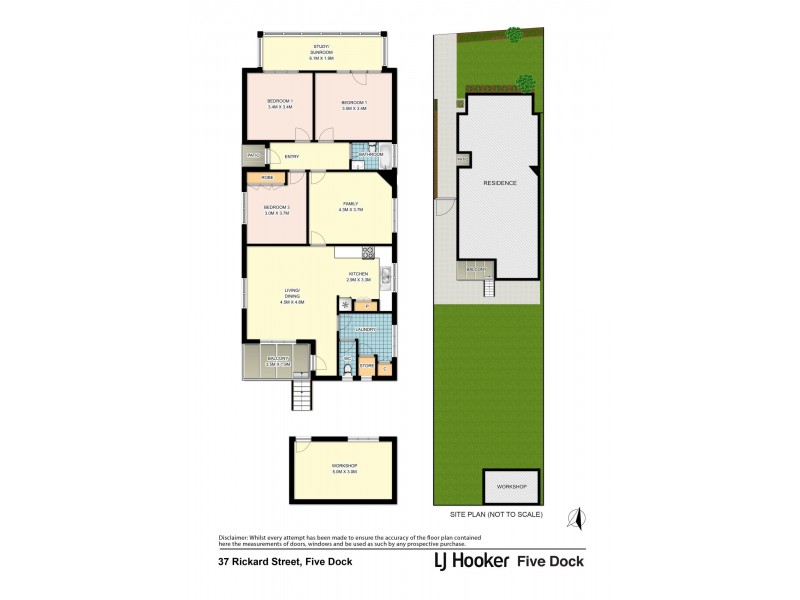 37 Rickard Street, Five Dock NSW 2046 Floorplan