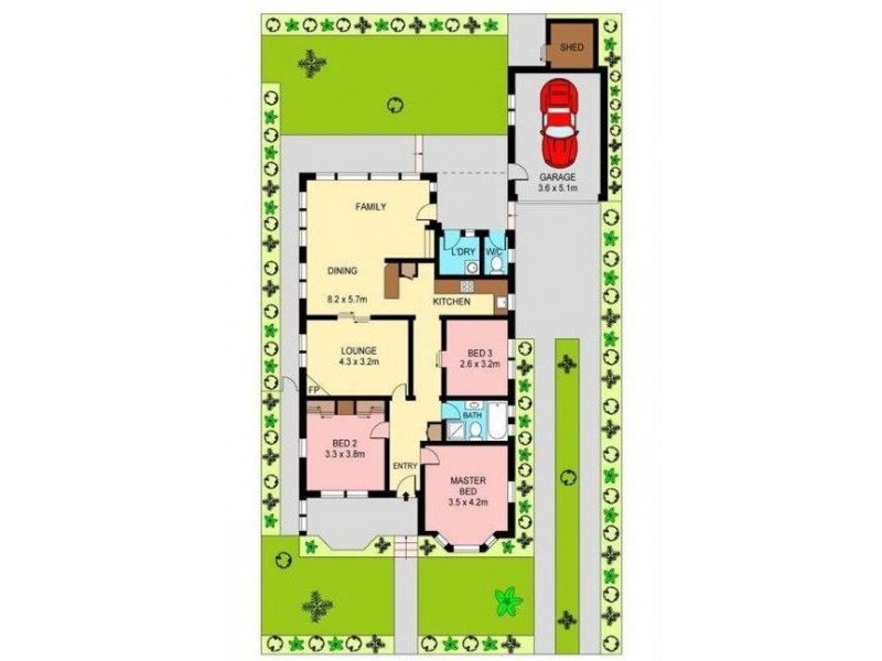 13 Gartfern Avenue, Wareemba NSW 2046 Floorplan