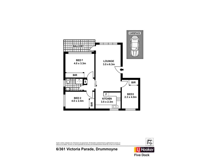 6/361 Victoria Place, Drummoyne NSW 2047 Floorplan