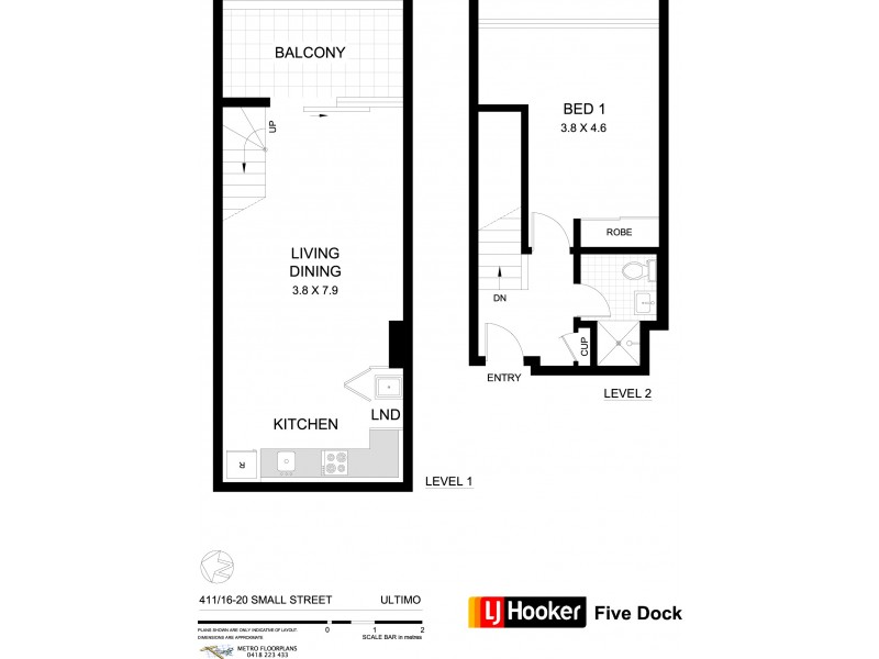 411/16-20 Smail Street, Ultimo NSW 2007 Floorplan