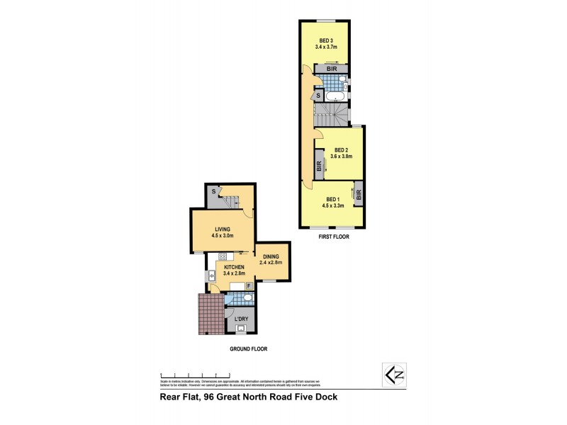 1/96 Great North Road, Five Dock NSW 2046 Floorplan