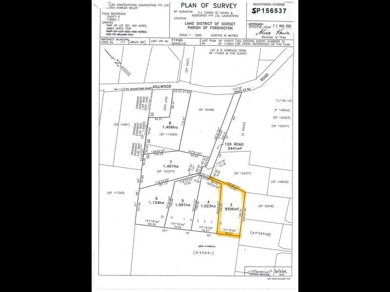 Lot 3 Marks Rise, Hillwood TAS 7252