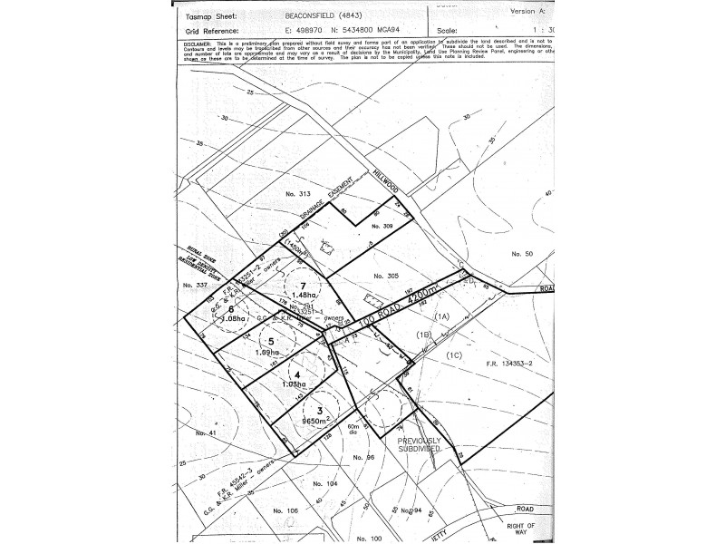 Lot 7 Marks Rise, Hillwood TAS 7252 Floorplan