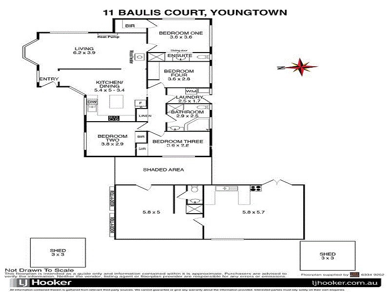 11 Baulis Court, Youngtown TAS 7249 Floorplan