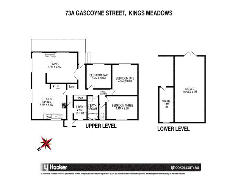 73A Gascoyne Street, Kings Meadows TAS 7249 Floorplan