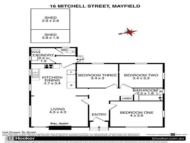 16 Mitchell Street, Mayfield TAS 7248 Floorplan