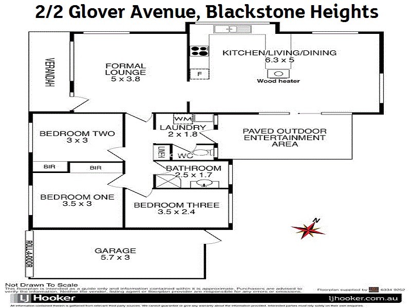 2 Glover Avenue, Blackstone Heights TAS 7250 Floorplan