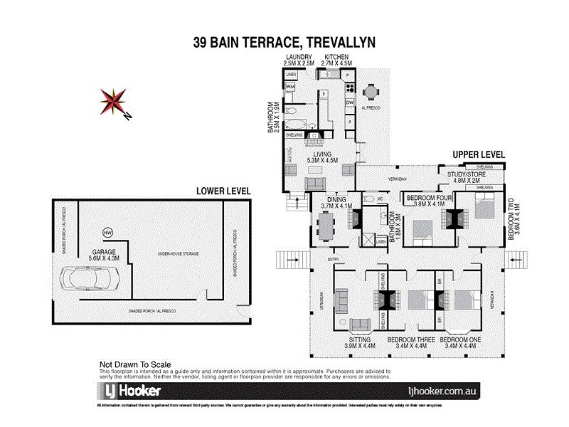 39 Bain Terrace, Trevallyn TAS 7250 Floorplan