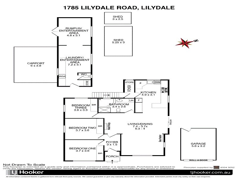 1785 Lilydale Road, Lilydale TAS 7268 Floorplan