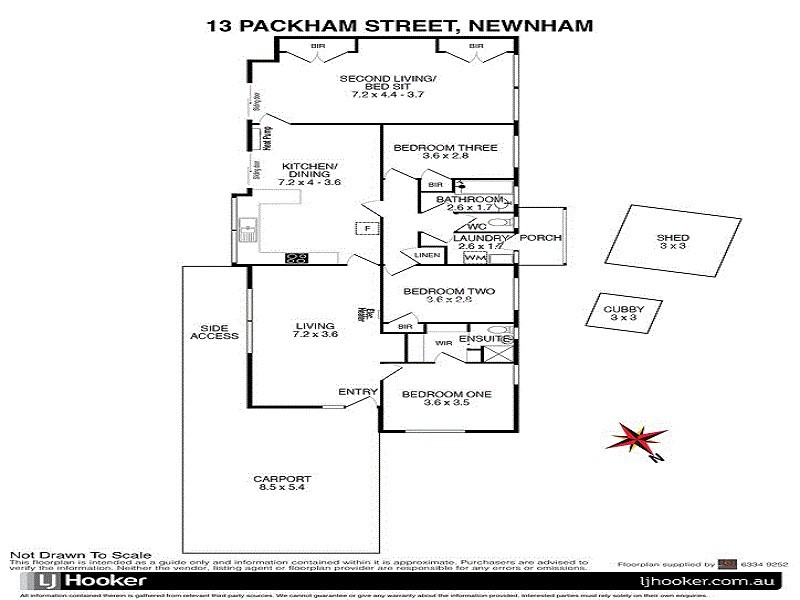 13 Packham Street, Newnham TAS 7248 Floorplan